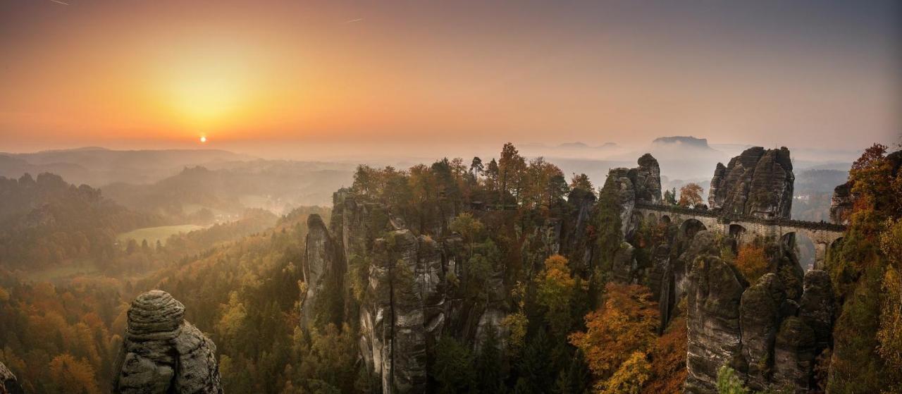 Campingplatz Am Treidlerweg Königstein Exterior foto