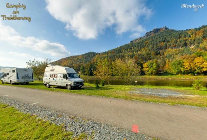 Campingplatz Am Treidlerweg Königstein Exterior foto